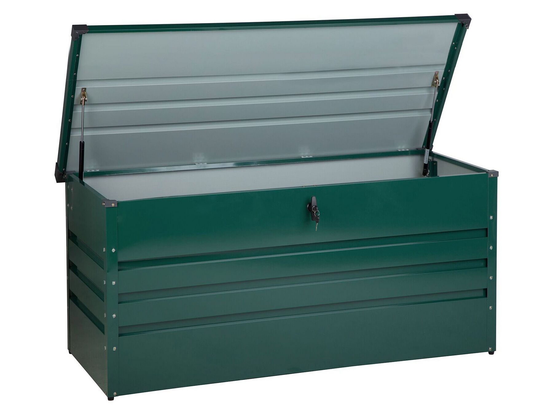 Garden Storage Box 132 x 62 cm Green CEBROSA_717683