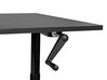 Fekete manuálisan állítható íróasztal 120 x 72 cm DESTINAS_899131
