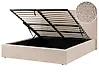 Ottoman Bed VION Boucle Beige 160 x 200 cm (EU King Size)