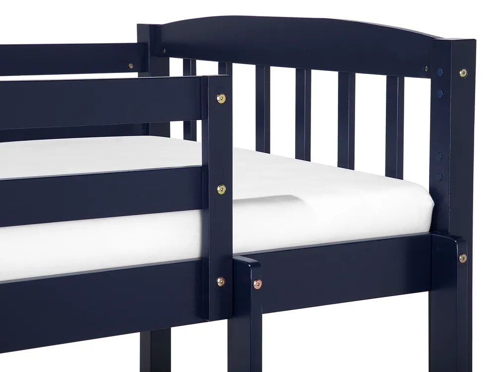 Bunk Bed Pine Wood REVIN 90 x 200 cm (EU Single) Navy Blue_699960