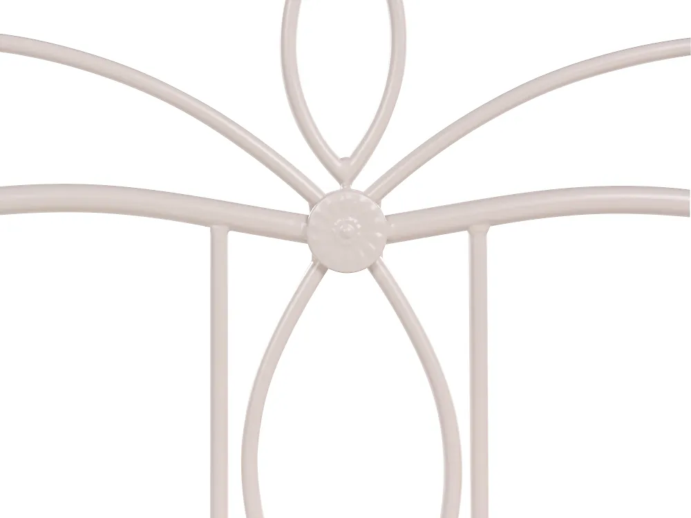 Bed Metal ANTLIA 160 x 200 cm (EU King Size) Light Beige_1165234