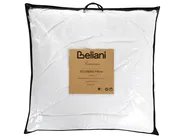 Zestaw 2 poduszek FELDBERG Wysoka 80 x 80 cm Kacze pióra i puch Biały_1020400