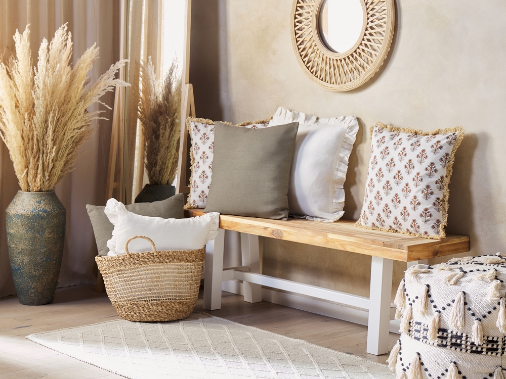 Taupe coloured cushions cheap