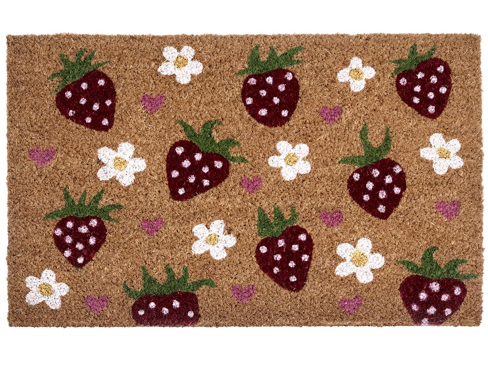 Felpudo SHAININ Multicolor 45 x 75 cm Fibra de coco
