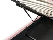 Ottoman Bed BLAGNAC Boucle Pink 90 x 200 cm (EU Single)_1026338