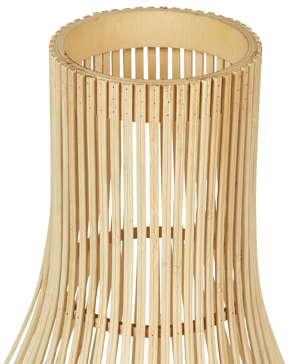 Lantern LEYTE 58 cm Willow Wood Light Brown_892152