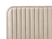 Bett mit Lattenrost Samtstoff BRIN 140 x 200 cm Taupe_942105