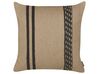 Prydnadskudde 45 x 45 cm jute beige DESALIX_887840