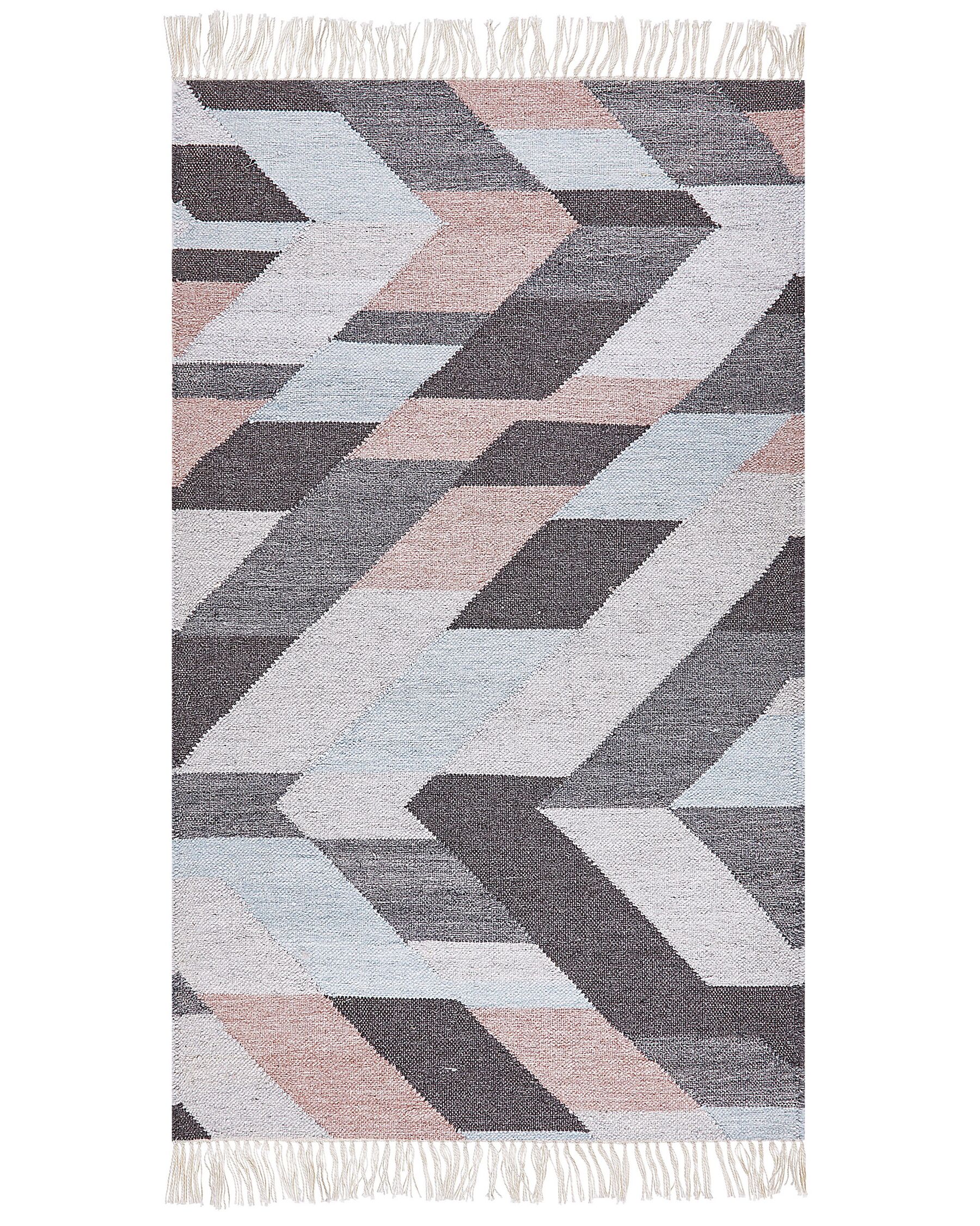 Jutový koberec 80 x 150 cm vícebarevný NAKAS_852704