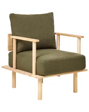Poltrona ASKER Bouclé Verde scuro_932638