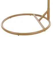 Hanging Chair with Stand ALLERA PE Rattan Beige_803284