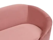 Sofa 2 Seater SAVAR Velvet Pink_835646