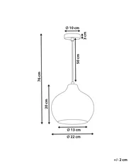 Pendant Lamp KEILA Glass Green_867372