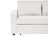 Sofa Bed 2 Seater UTTELA Fabric Off-White_1079436