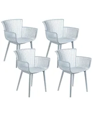 Set di 4 sedie da giardino PESARO Azzurro_998554
