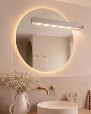 Lustro łazienkowe LED ANOST 107 cm 90 cm Srebrny_1093733