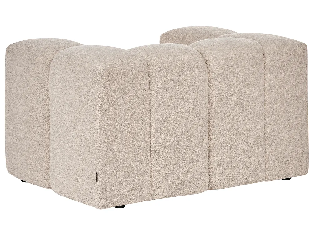 Living Room Set 5 Seater ANTOLA Boucle Beige_1161586