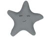 Dekokissen Sternform Baumwolle grau 40 x 40 cm BHOPAL_790715