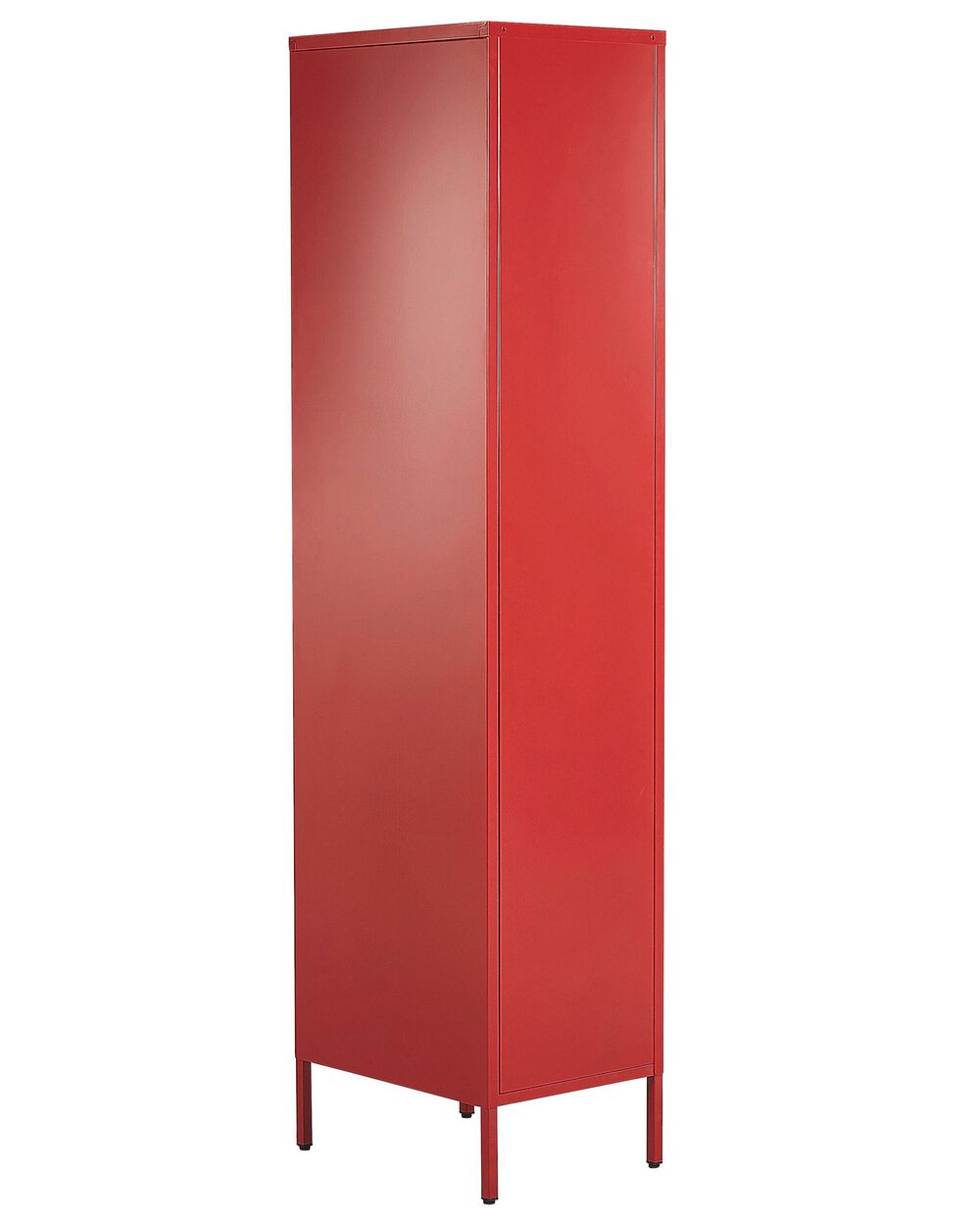 Metal Storage Cabinet Red FROME Beliani