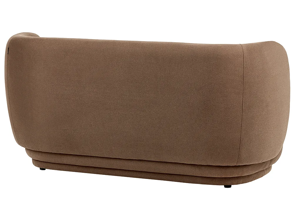 Sofa 3 Seater MELLOSA Fabric Brown_1197341