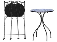 Set bistrot Pieghevole CIGLIANO Metallo Nero_922448