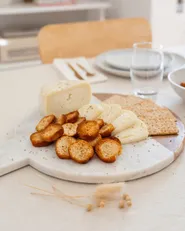 Serving Tray ACHARNES Stone White Marble_1009019