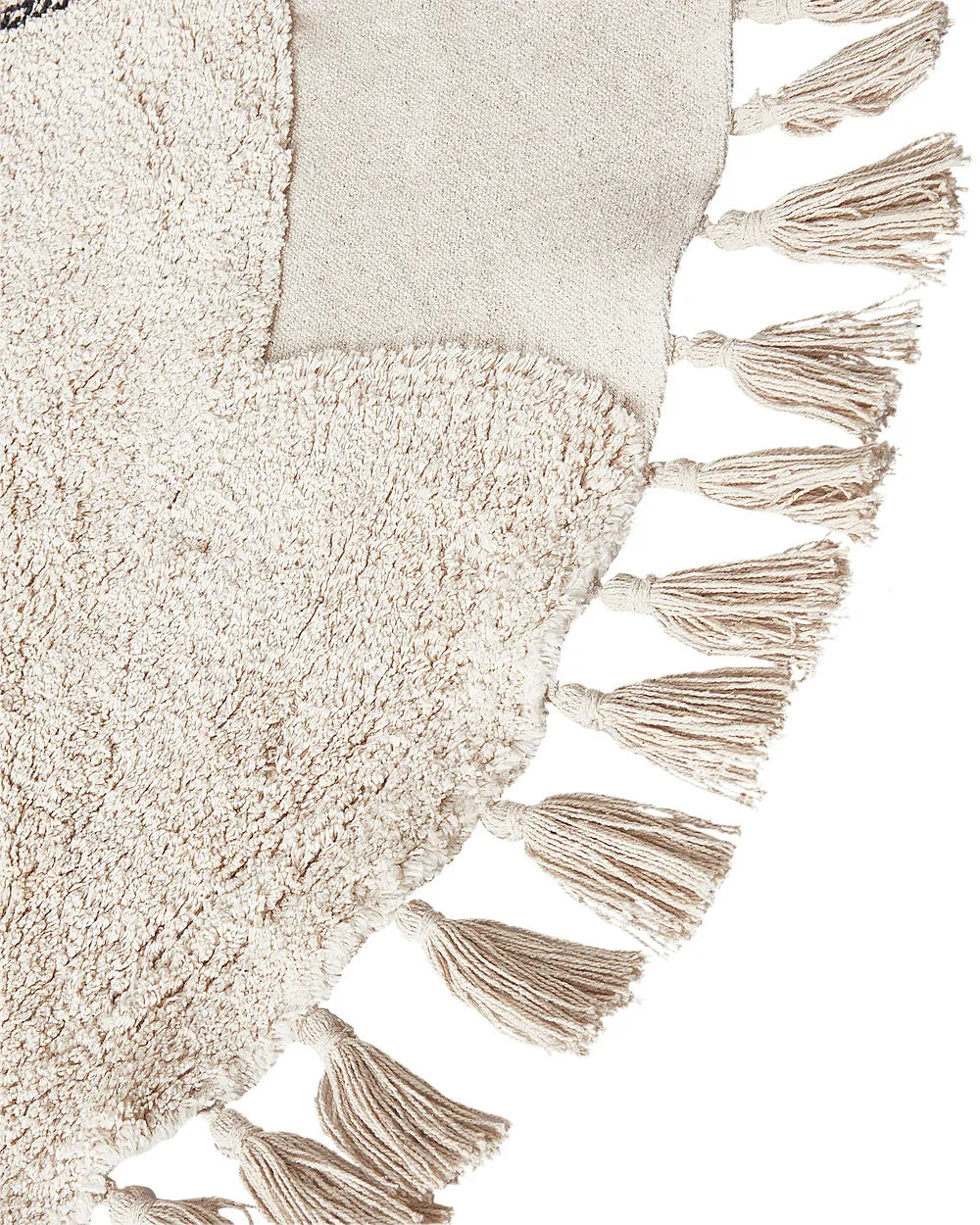 Tappeto per bambini ETSERI Beige ø 120 cm Cotone_906786