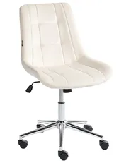 Sedia da ufficio MELROSE Velluto Bianco sporco_1042946