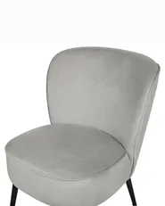 Armchair VOSS Velvet Light Grey_884433