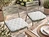 Set of 2 Garden Chair Cushions FIJI 29 x 38 cm Mint Green
