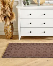 Faux Fur Rug GHARO Brown 80 x 150 cm_866682