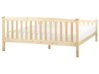 Łóżko drewniane 180 x 200 cm jasne GIVERNY_918181