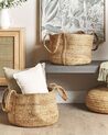 Set of 2 Jute Baskets Natural KORNAK_846423