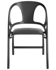 Set of 4 Garden Chairs NEMI Folding Black_990637