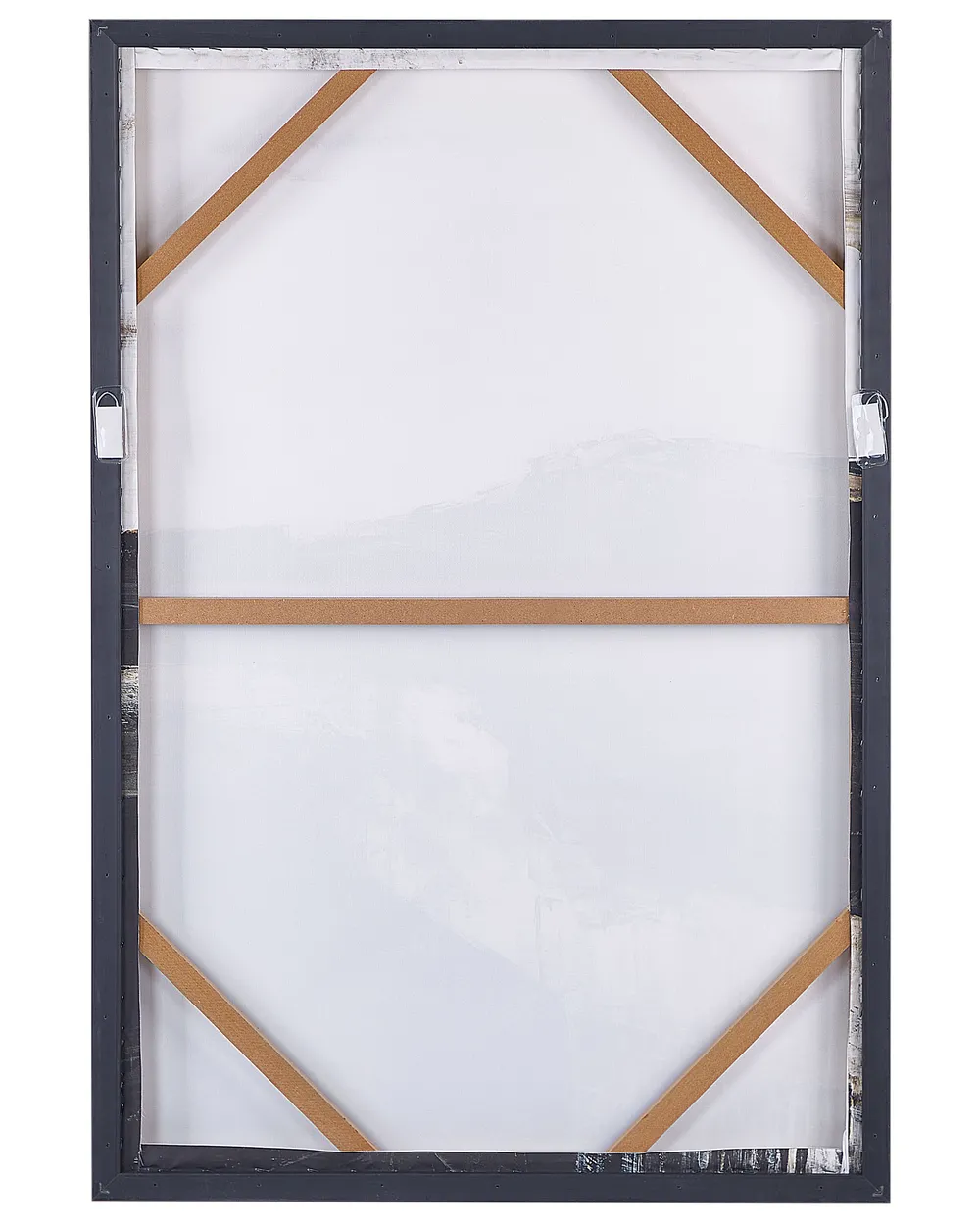 Obraz na płótnie STATTE 63 x 93 cm Motyw abstrakcyjny Czarny_891201