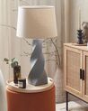 Lampada da tavolo ceramica grigio e beige 71 cm BELAYA_822403