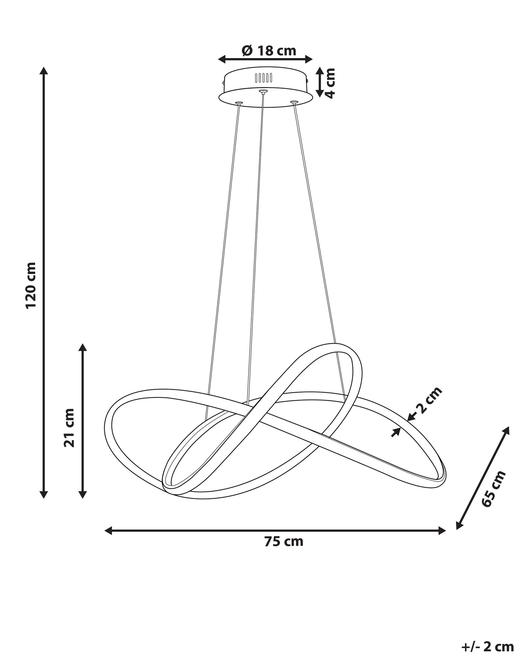 LED Pendant Lamp TUMEN Metal Gold_816300