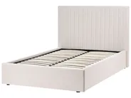 Ottoman Bed VION Fabric Light Beige 120 x 200 cm (EU Small Double)_1062872