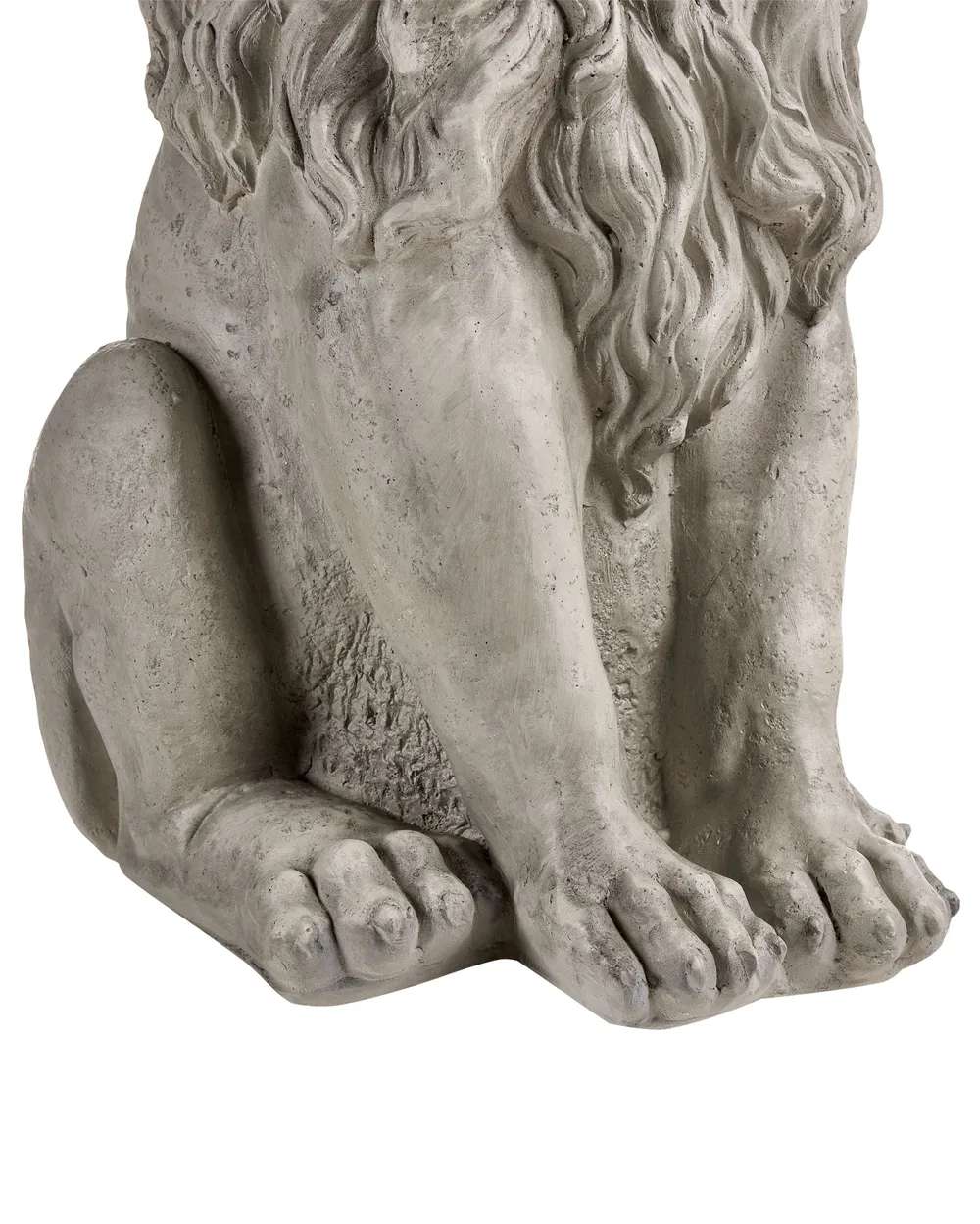 Garden Statue LEONE Lion Light Grey_1150355