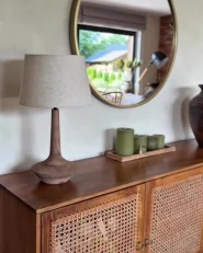 Table Lamp GODAWARI Mango Wood Dark Brown_1005827