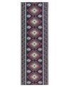 Runner Rug 80 x 240 cm Blue and Red KANGAL_886697