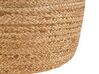 Pouf Jute sandbeige rund ⌀ 46 cm DALAMA _861616