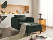 Chaise Longue EGERIS Corduroy Dark Green_1067099