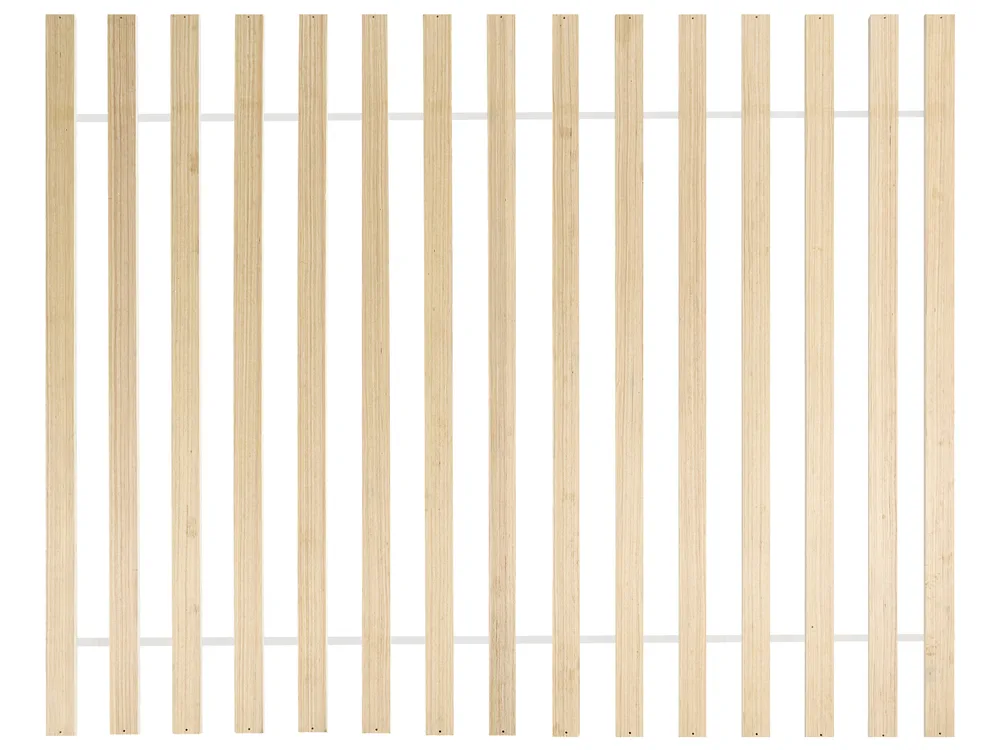 Bed Pine Wood CLAIRAC 180 x 200 cm (EU Super King) Light Brown_1020245