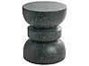 Table d'appoint FALIRO 37 cm 37 cm Effet terrasse Noir