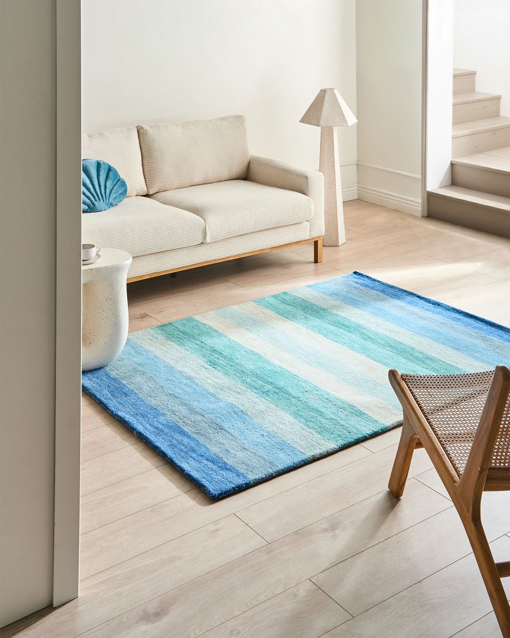 Tapis MAILSI Bleu 140 x 200 cm Laine
