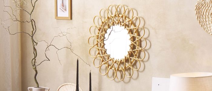 BISCOTTINI INTERNATIONAL ART TRADING Wandspiegel für Badezimmer und Schlafzimmer 37 x 84 x 5 cm | Wandspiegel mit Haken | Goldspiegel BISCOTTINI INTERNATIONAL ART TRADING Wandspiegel für Badezimmer und Schlafzimmer 37 x 84 x 5 cm | Wandspiegel mit Haken | Goldspiegel