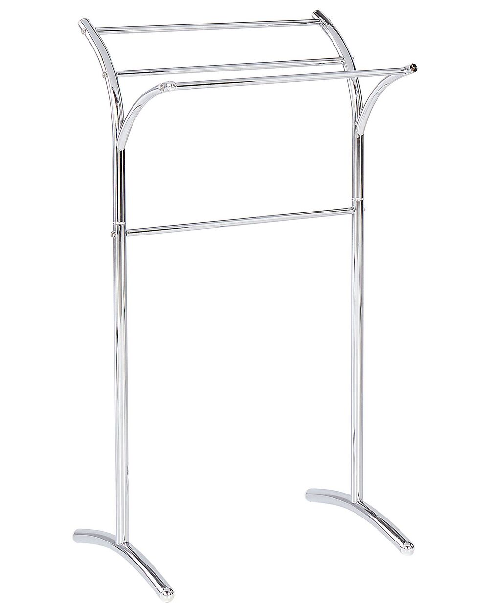 Towel Stand 51 x 91 cm Silver YOPAL Beliani
