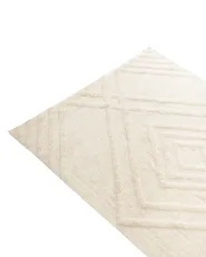 Kids Rug ZIRO  Light Beige 140 x 200 cm Cotton_1135398