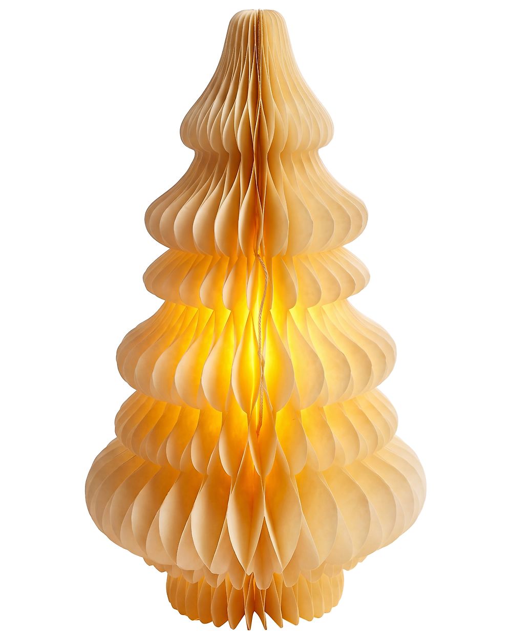 Christmas Decoration Table Lamp DREVJA 51 cm Christmas Tree Beige